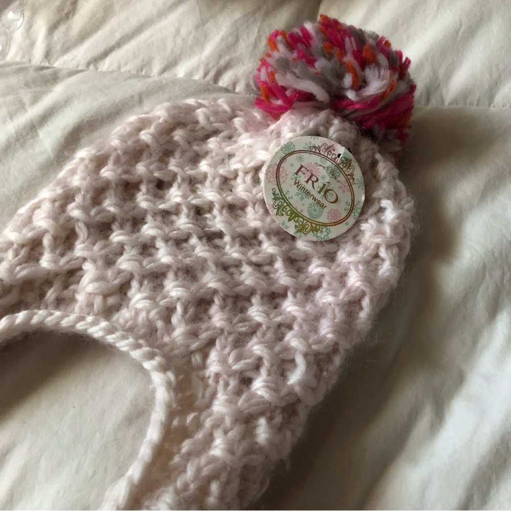 Child’s Pom Poms Knitted Hat - Picture 5 of 7